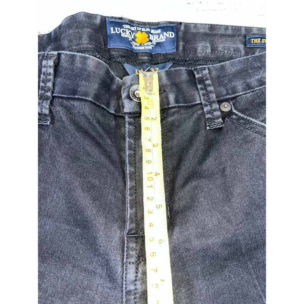 Lucky Brand Jeans Women's Black 14/32 5-Pockets Denim Zip Fly Medium Wash - Picture 6 of 11